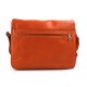 Leder messenger umhängetasche kuriertasche schultertasche messenger ledertasche leder orange