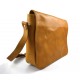 Bolso messenger de piel bandolera de cuero bolso de hombre piel bolso de espalda amarillo