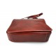 Mens leather bag shoulder bag genuine leather messenger red business document bag