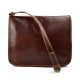 Leather messenger bag mens leatherbag brown shoulder bag