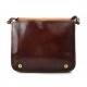 Leather messenger bag mens leatherbag brown shoulder bag