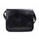 Borsa uomo messenger tracolla postino donna vera pelle nero