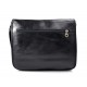 Borsa uomo messenger tracolla postino donna vera pelle nero