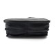 Borsa uomo messenger tracolla postino donna vera pelle nero