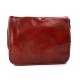 Bolso messenger de piel rojo bolso de hombre piel bolso de mujer