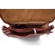 Messenger bandoulière en cuir sac en cuir sac homme messenger sac d'épaule traverser rouge