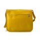 Borsa uomo messenger tracolla postino donna vera pelle giallo