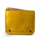 Borsa uomo messenger tracolla postino donna vera pelle giallo