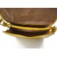 Leather messenger bag men's leather bag yellow shoulder bag