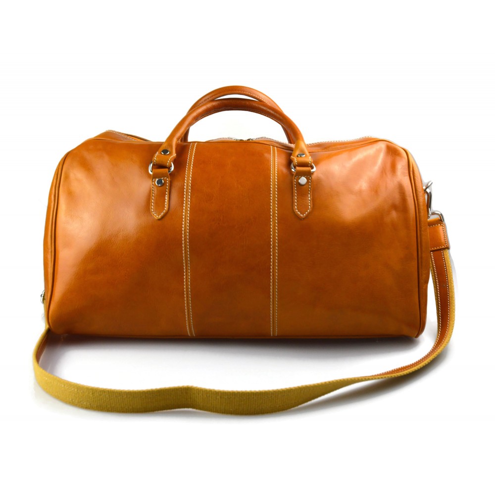 Bolso viaje deportiva mujer bolsa de hombre con asas y correa amarillo