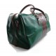 Leder reisetasche sporttasche grun braun damen herren schultertasche ledertasche