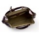Leather trolley travel bag brown leather duffle weekender overnight leather bag