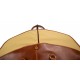 Sac en cuir vêtement cuir de voyage sac fourre-vêtement avec poignées costume sac de vêtement suspendus sac vêtement marron mat
