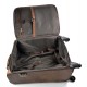 Leder Troller Reisetasche Manner Damen mit Griff dunkelbraun