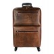 Valise voyage en cuir marron fonce sac voyage de bagages a main en cuir carryon sac de cabine sac en cuir pilote sac en cuir