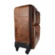 Valise voyage en cuir marron fonce sac voyage de bagages a main en cuir carryon sac de cabine sac en cuir pilote sac en cuir