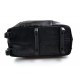 Sac voyage trolley noir voyage en cuir sac bagages a main en cuir carryon