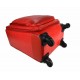 Valise trolley voyage en cuir rouge sac voyage de bagages a main en cuir sac de cabine sac en cuir