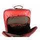 Valise trolley voyage en cuir rouge sac voyage de bagages a main en cuir sac de cabine sac en cuir