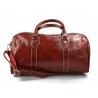 Leder reisetasche manner damen mit griffen schultertasche leder rot