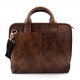 Sacoche de tablet marron foncè sacoche ordinateur portable ipad sac cuir sac à main bandoulière