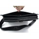 Bolso para tableta de cuero bolso messenger de piel bolso de hombre bolso de mujer piel marron oscuro
