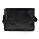 Bolso para tableta de cuero bolso messenger de piel bolso de hombre bolso de mujer piel marron oscuro