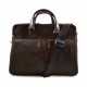 Sac cuir d'èpaule sac postier sac en cuir homme femme brun