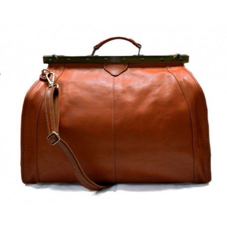 Leather doctor bag mens travel bag womens cabin luggage bag leather shoulder bag medical