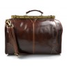 Sac docteur voyage en cuir doctor bag cuir sacoche femme homme brun sac à main en cuir sac femme