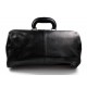 Leather doctor bag messenger handbag ladies men leatherbag briefcase vintage black