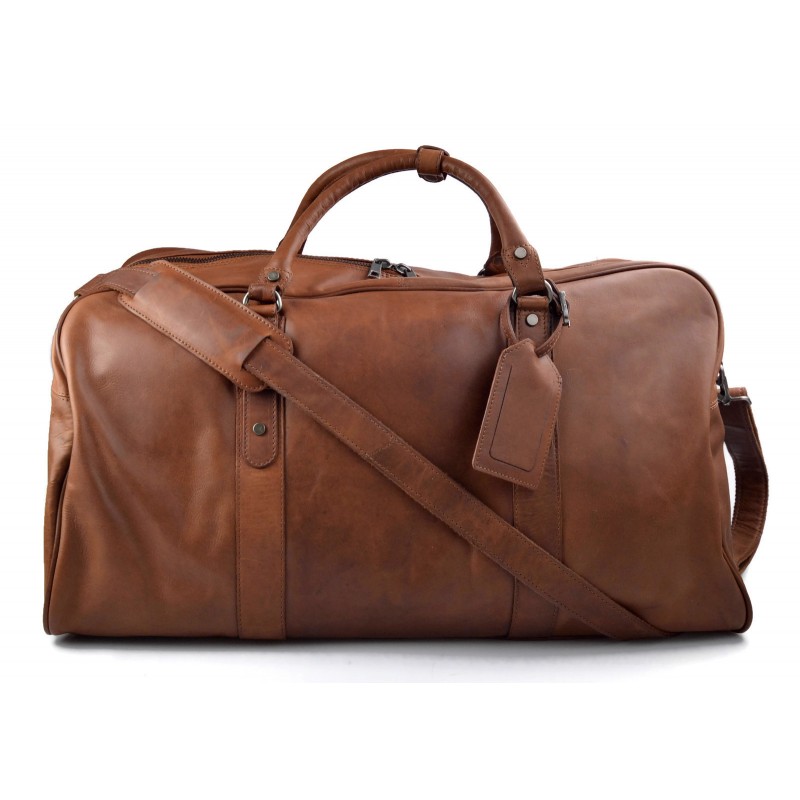 Green | Large Men's Leather Duffle Bag | Travel Holdall | Luggage | Ca –  99percenthandmade
